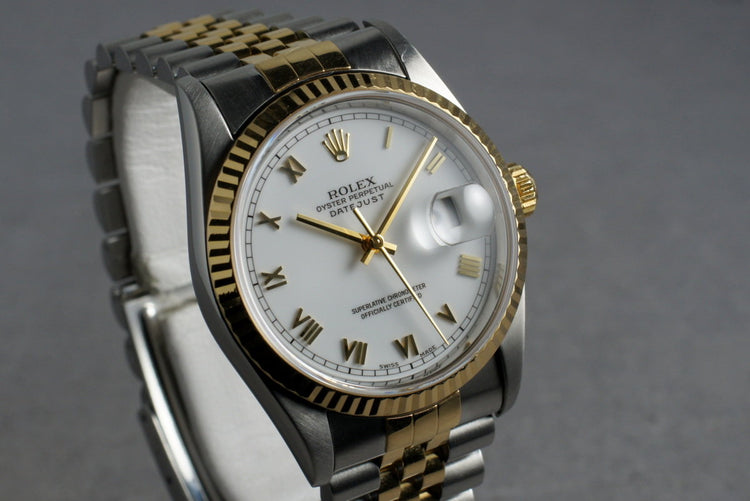 1995 Rolex 18K/SS DateJust 16233 with Papers