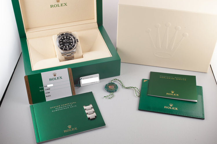 2018 Rolex Ceramic Submariner 114060 with Box and Papers