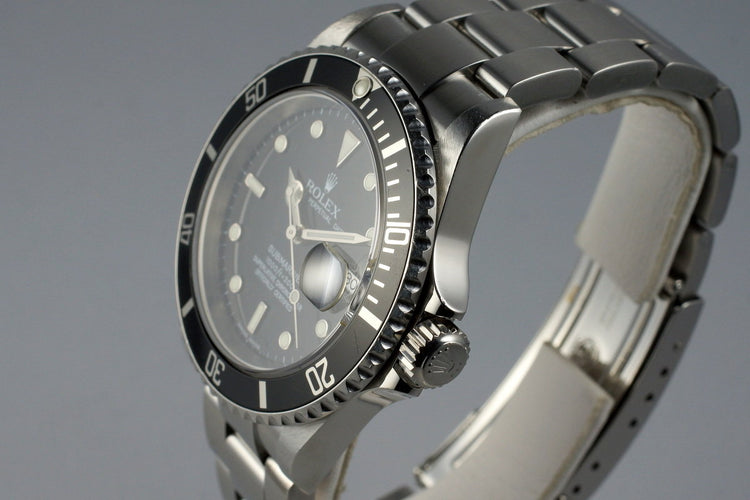 2003 Rolex Submariner 16610 with Box and Papers