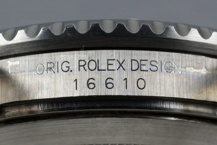 2001 Rolex Submariner 16610