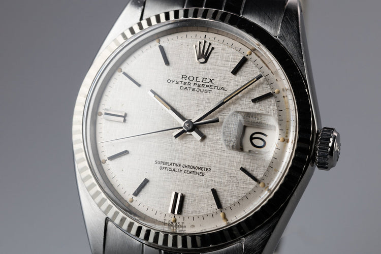 1970 Rolex DateJust 1601 Linen Dial