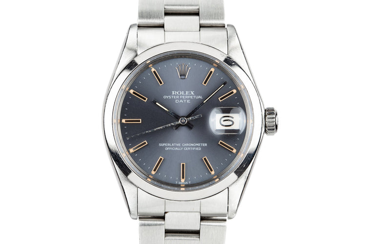 1971 Rolex Date 1500 Grey Dial