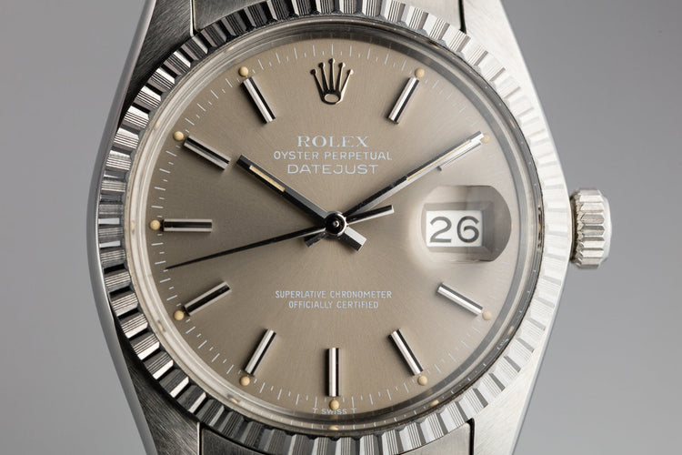 1979 Rolex DateJust 16030 Grey Dial