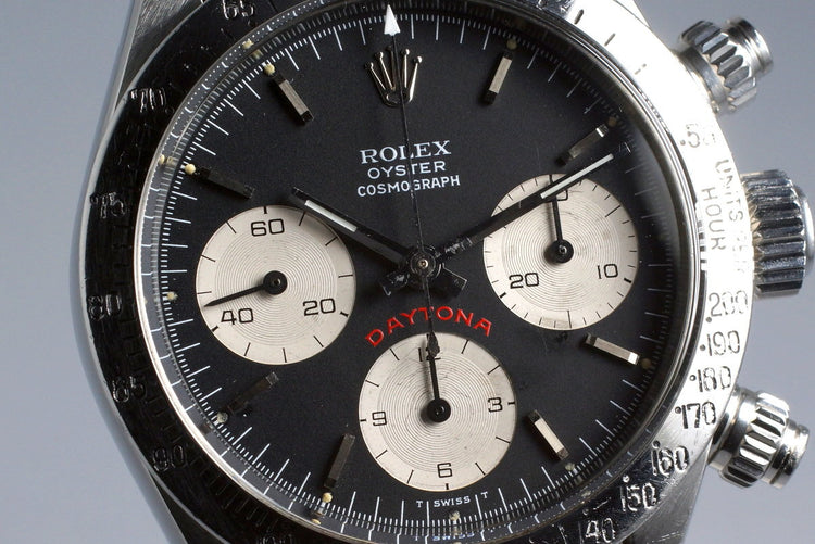 1978 Rolex Daytona 6265 Black Big Red Daytona Dial