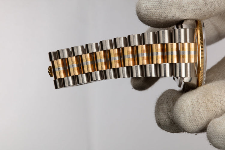 1990 Rolex Day-Date 18239 Tridor President with Salmon Diamond Dial with Papers