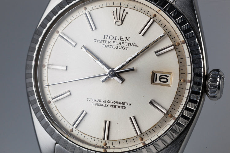 1981 Rolex DateJust 1603 Silver Dial