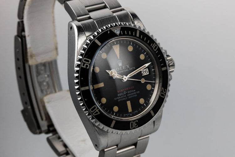 1971 Rolex Red Submariner 1680 MK IV Dial