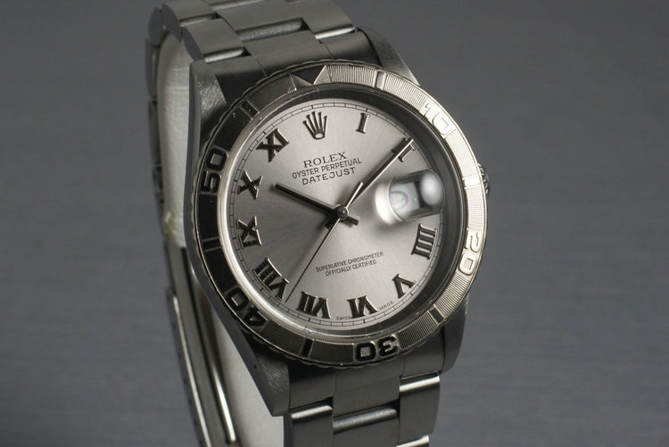 2003 Rolex DateJust 16264 Thunderbird with Box and Papers