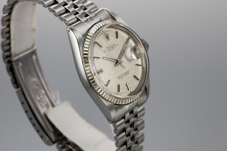 1970 Rolex DateJust 1601 Linen Dial