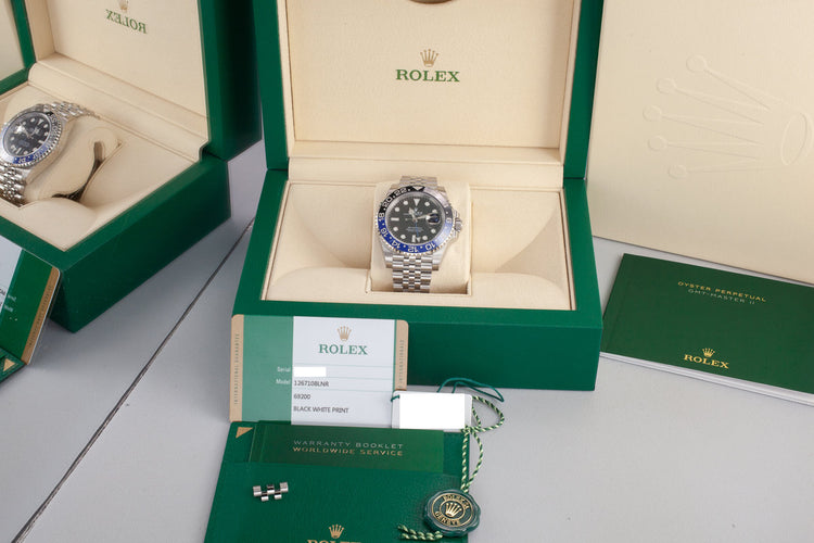 2019 Rolex GMT-Master II 126710 BLNR "Batman" with Box and Papers