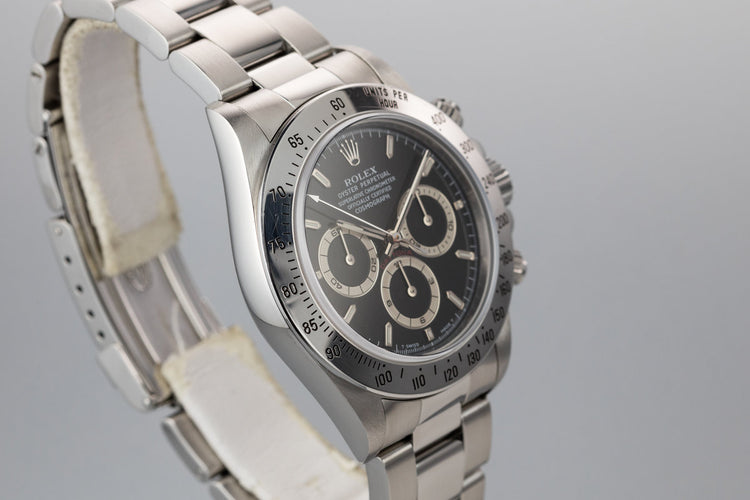 1997 Rolex Daytona 16520 Black Dial with Box and Papers