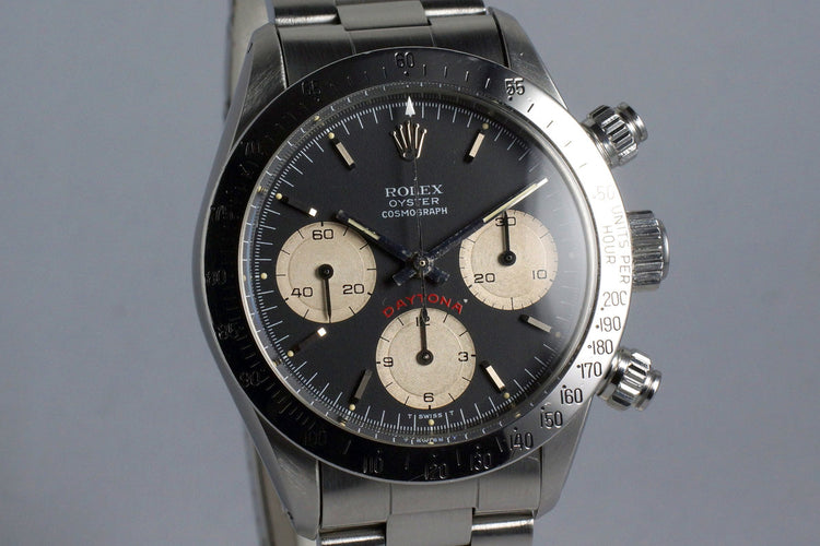 1987 Rolex Daytona 6265 Black Big Red Daytona Dial