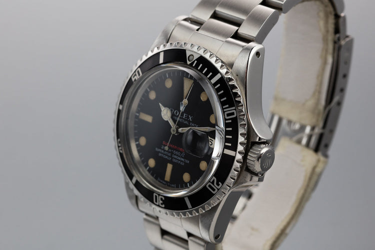 1969 Rolex Red Submariner 1680 with MK II Meters First Dial