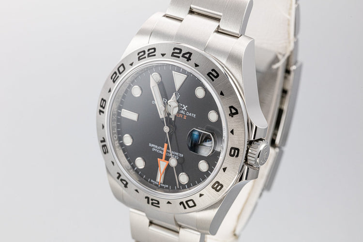 2019 Rolex Explorer II 216570 with Box and Papers