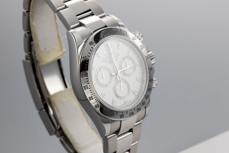 2009 Rolex Daytona 116520 White Dial with Box