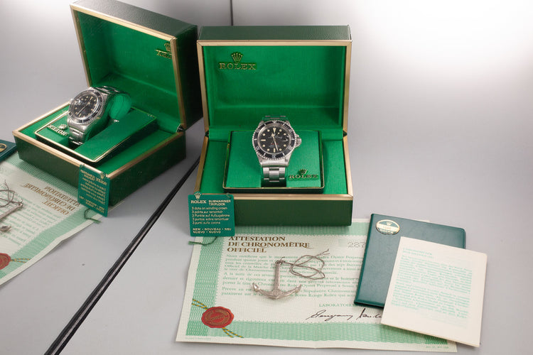 1970 Rolex Red Submariner 1680 MK IV with Box and Papers