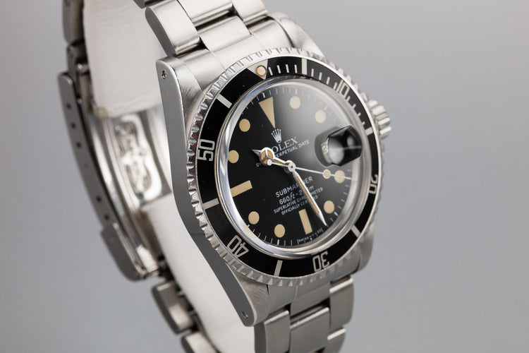 1979 Rolex Submariner 1680 with Box, Papers, and Service Papers