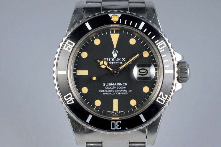 1981 Rolex Submariner 16800 Matte Dial