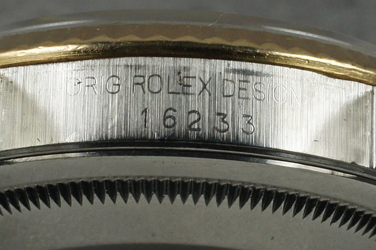 1988 Rolex 18K/SS DateJust 16233 with Cream Roman Dial