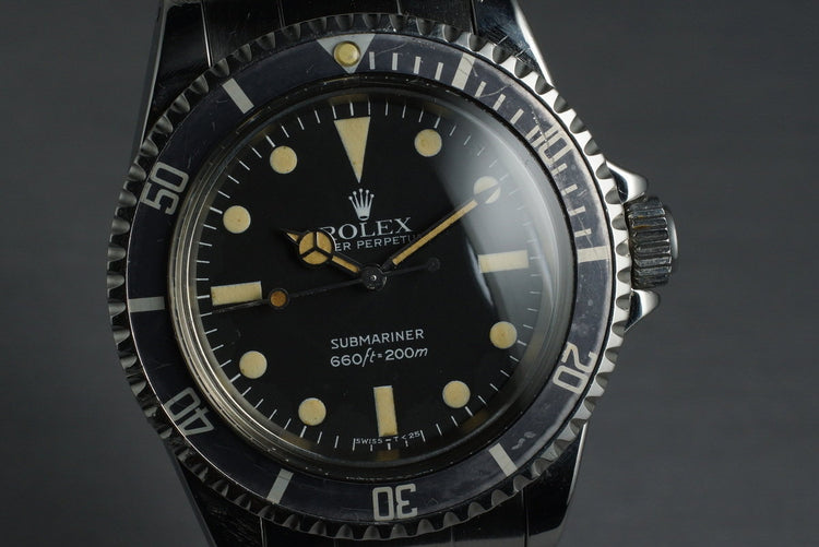 1982 Rolex Submariner 5513 Mark 4 Maxi Dial4
