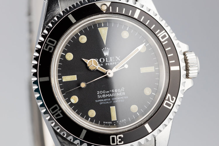 1967 Rolex Submariner 5512 with Meters First Dial