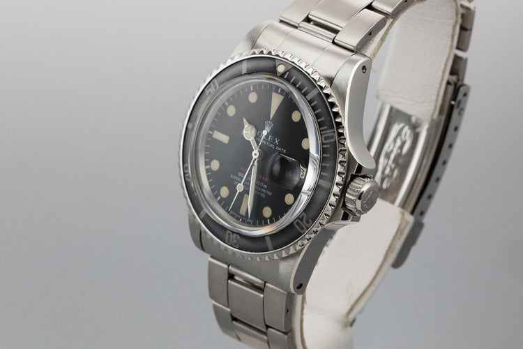 1972 Rolex Red Submariner 1680 MK IV Dial