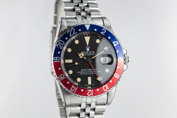 1981 Rolex GMT-Master 16750 "Pepsi"