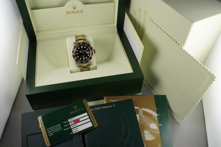 2007 Rolex Ceramic GMT 116713 with Box and Papers