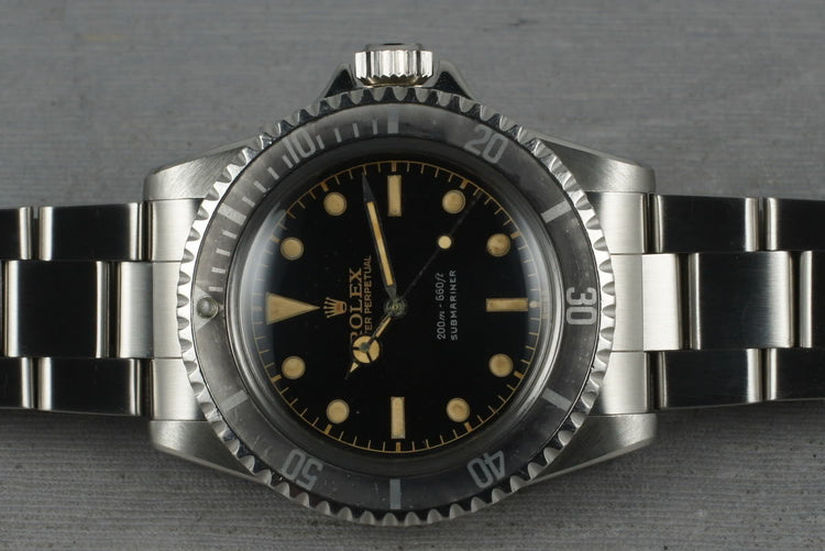 1962 Rolex Submariner 5513 PCG with Mark 1 Gilt Chapter Ring Dial
