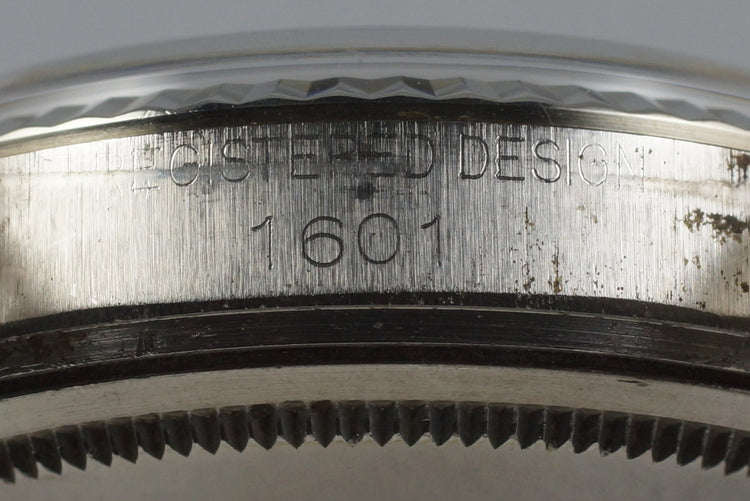 1968 Rolex DateJust 1601 Silver ‘Wide Boy’ Dial