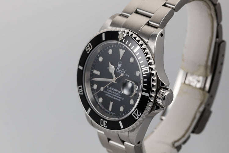 2001 Rolex Submariner 16610