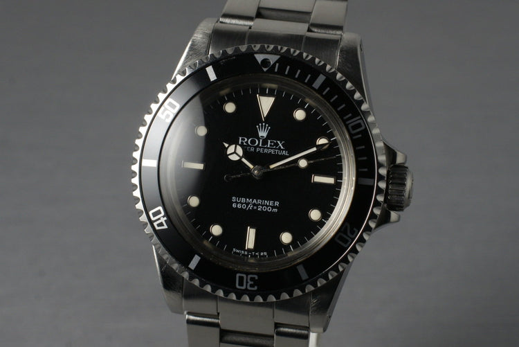 1986 Rolex Submariner 5513 with Box and Papers