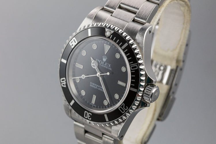 1999 Rolex Submariner 14060 "SWISS" Only Dial