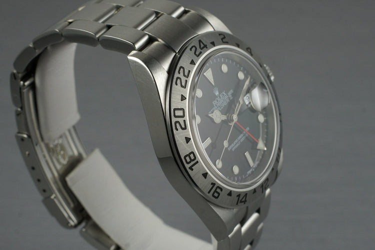 2003 Rolex Explorer II 16570 with Black Dial