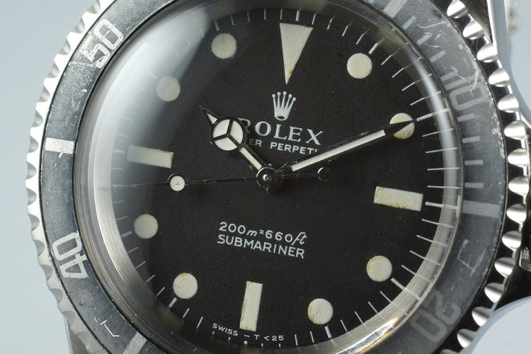 1968 Rolex Submariner 5513 Meters First