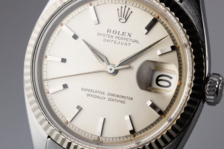 1963 Rolex DateJust 1601 Silver Dial with Dauphine hands