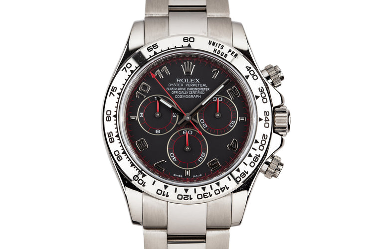 2006 Rolex 18K White Gold Daytona 116509