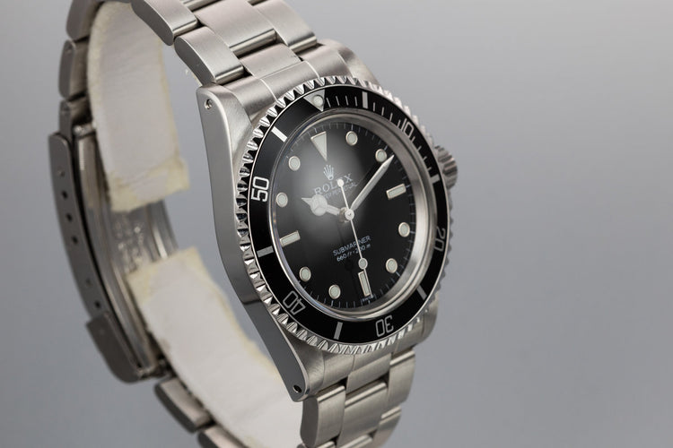 1988 Rolex Submariner 5513 with "SWISS" Only Service Dial with Box and Service Papers