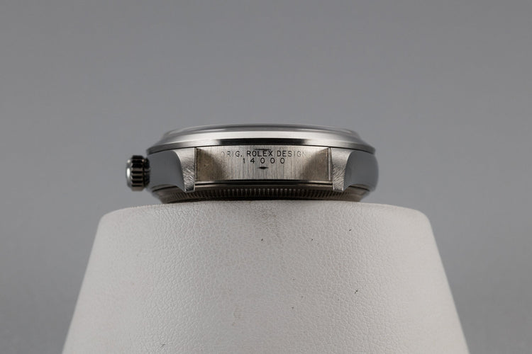 2000 Rolex Air-King 14000 Black Dial