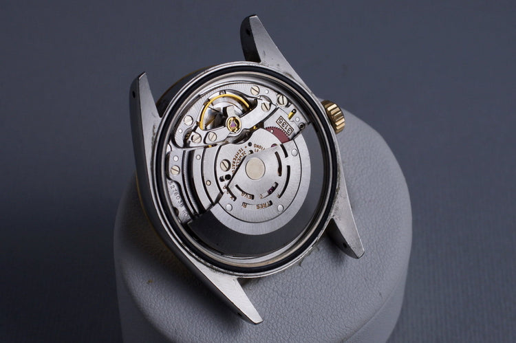 1988 Rolex Two Tone DateJust 16233 Factory Blue Vignette Diamond Dial