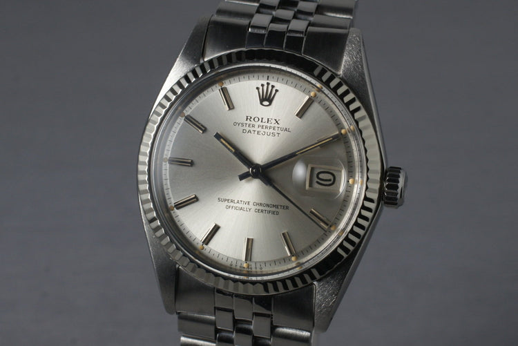 1972 Rolex DateJust 1601 Silver Sigma Dial