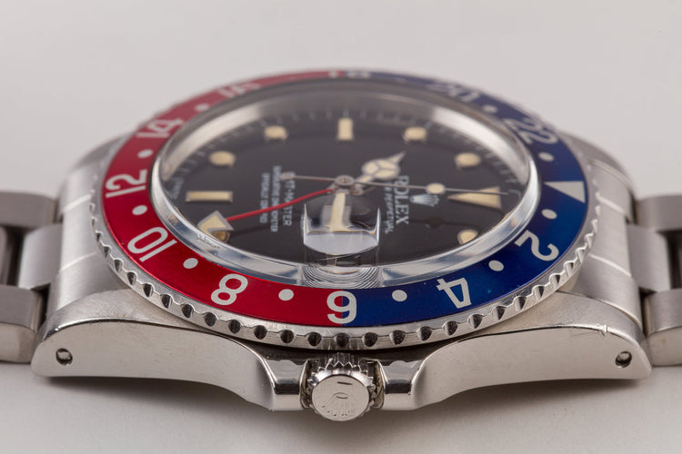 1984 Vintage Rolex GMt-Master 16750 "Pepsi" with Service Papers