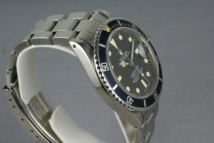 Rolex Submariner 16800 Matte Dial Box and Papers