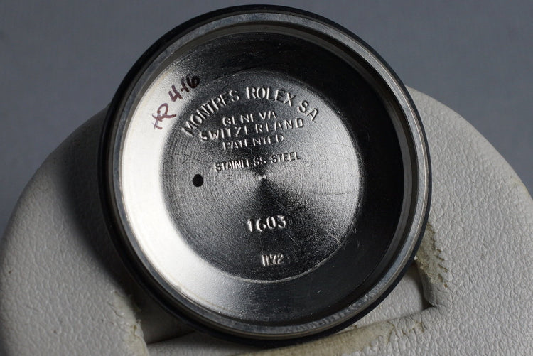 1972 Rolex DateJust 1603 Gray Dial