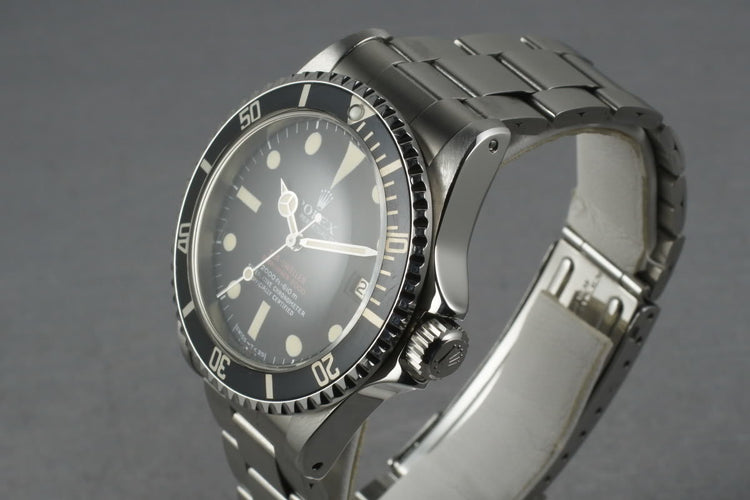 Rolex Double Red Sea Dweller Ref: 1665 Mark III with punched papers