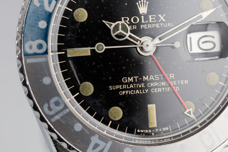 1966 Rolex GMT-Master 1675 with Spotted Gilt Dial