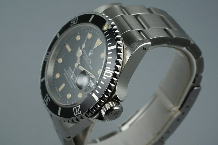 1991 Rolex Submariner 16610