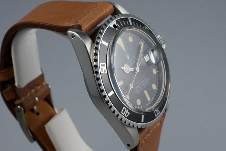 1970 Rolex Red Submariner 1680 Mark IV Dial
