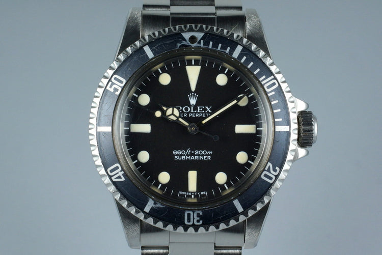 1979 Rolex Submariner 5513 Mark I Maxi Dial