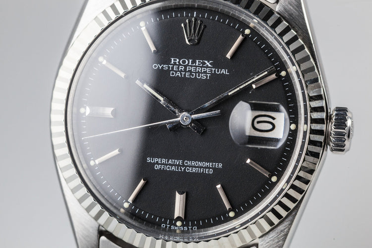 1973 Rolex DateJust 1601 with Black Sigma Dial